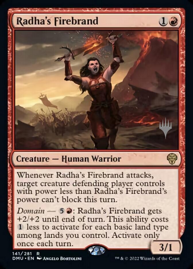 Radha's Firebrand (Promo Pack) [Dominaria United Promos] | D20 Games