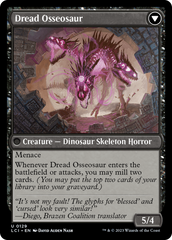 Visage of Dread // Dread Osseosaur [The Lost Caverns of Ixalan] | D20 Games