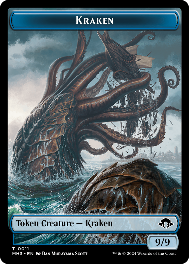 Kraken Token [Modern Horizons 3 Tokens] | D20 Games