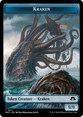Kraken // Energy Reserve Double-Sided Token [Modern Horizons 3 Tokens] | D20 Games