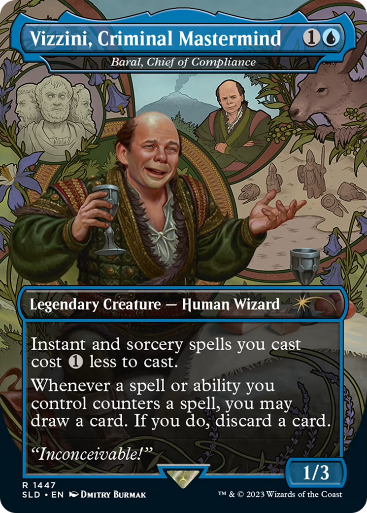 Vizzini, Criminal Mastermind - Baral, Chief of Compliance [Secret Lair Drop Series] | D20 Games