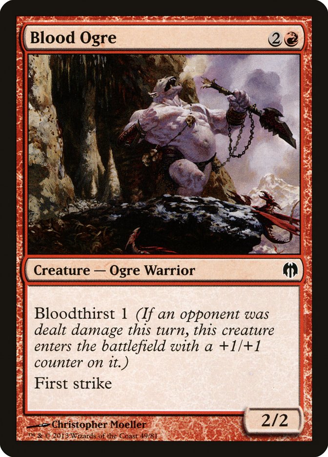 Blood Ogre [Duel Decks: Heroes vs. Monsters] | D20 Games