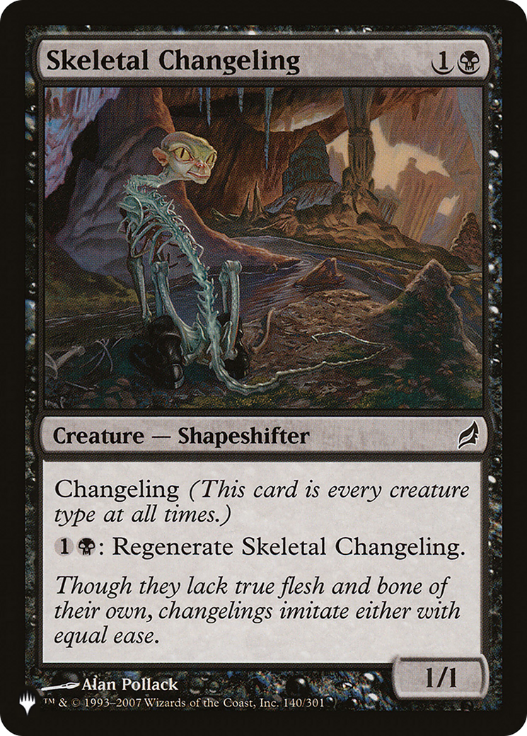 Skeletal Changeling [The List Reprints] | D20 Games