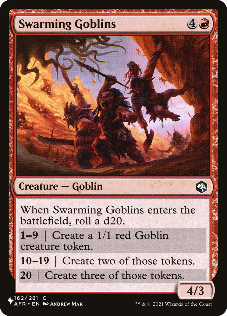 Swarming Goblins [The List] | D20 Games