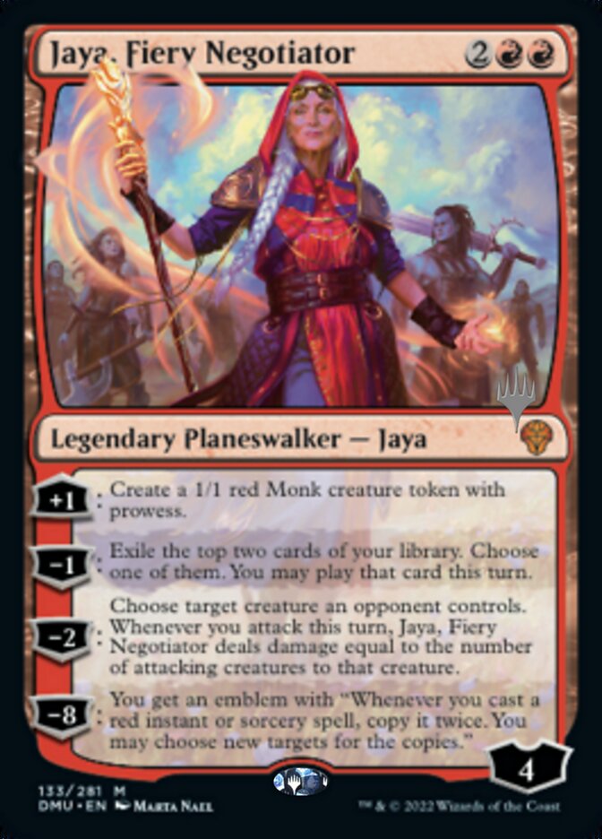 Jaya, Fiery Negotiator (Promo Pack) [Dominaria United Promos] | D20 Games