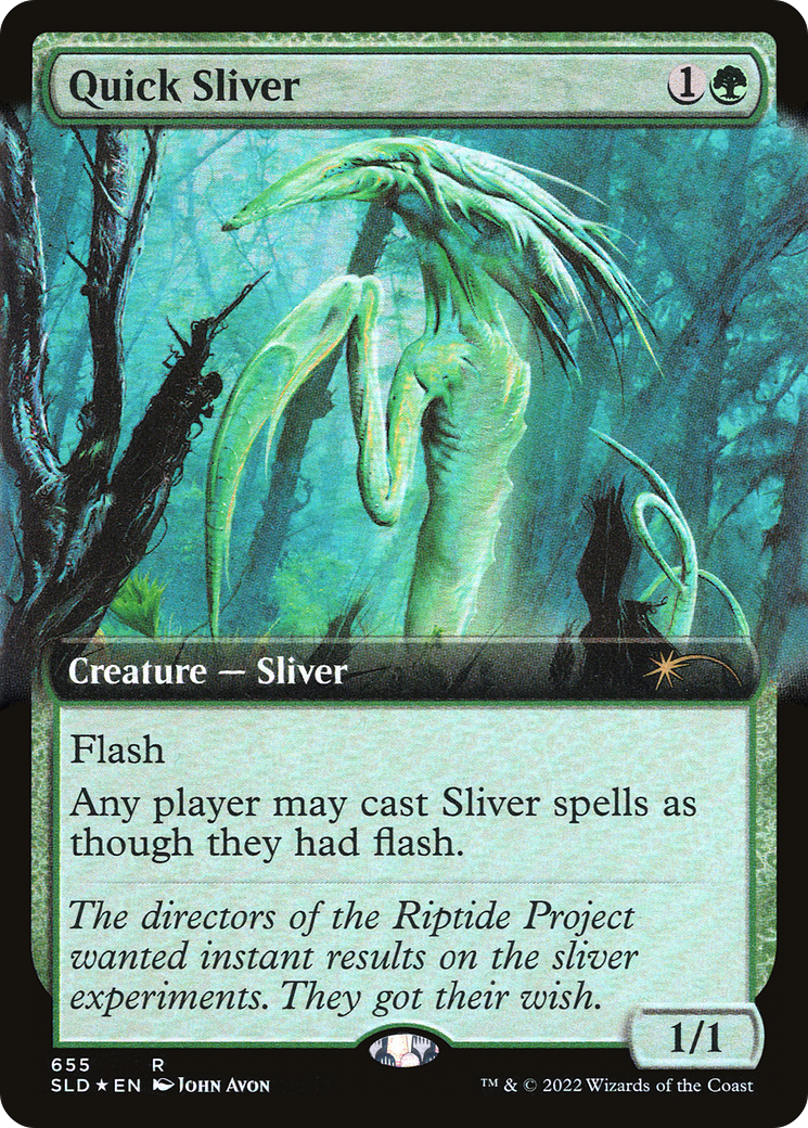 Quick Sliver (Extended Art) [Secret Lair Drop Promos] | D20 Games