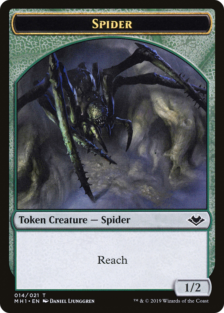 Shapeshifter // Spider Double-Sided Token [Modern Horizons Tokens] | D20 Games