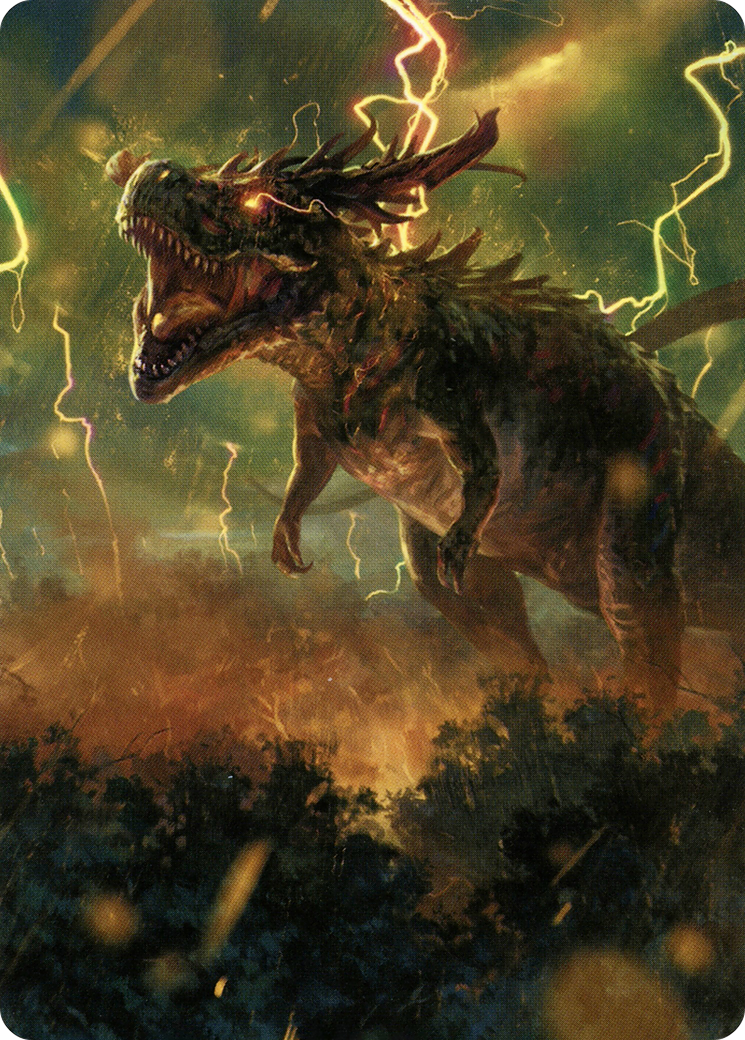 Thrasta, Tempest's Roar Art Card (42) [Modern Horizons 2 Art Series] | D20 Games