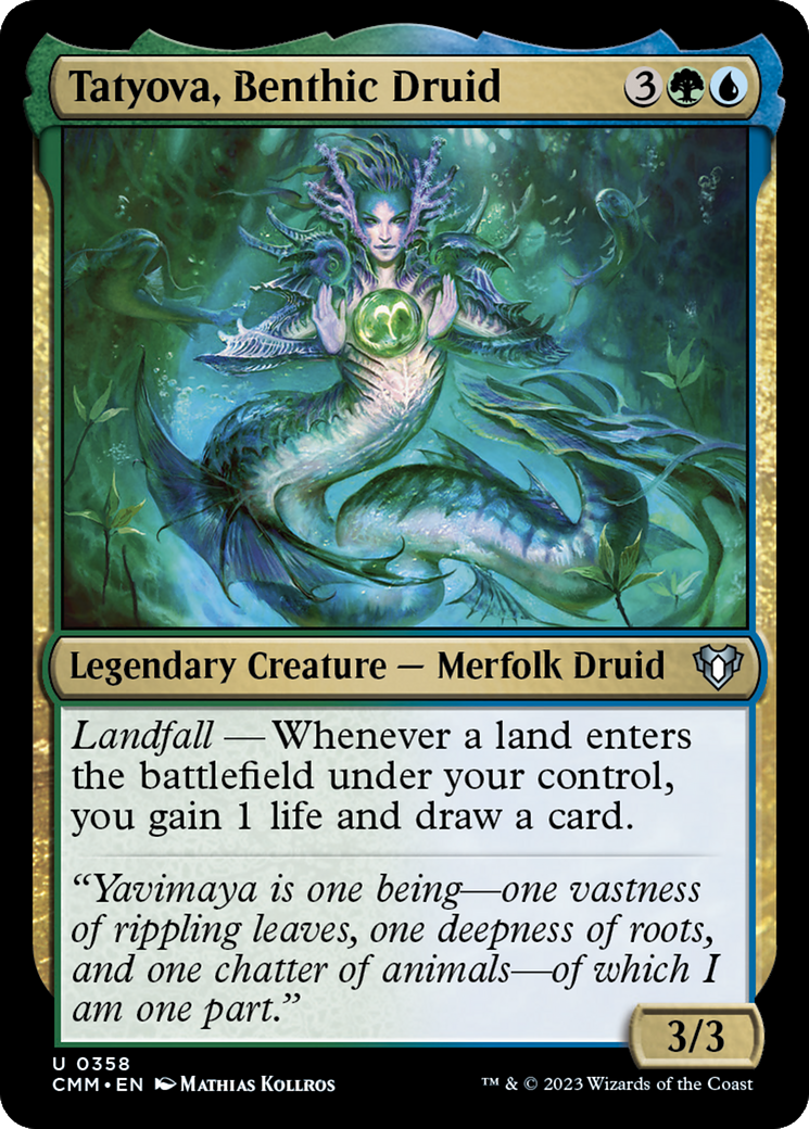 Tatyova, Benthic Druid [Commander Masters] | D20 Games