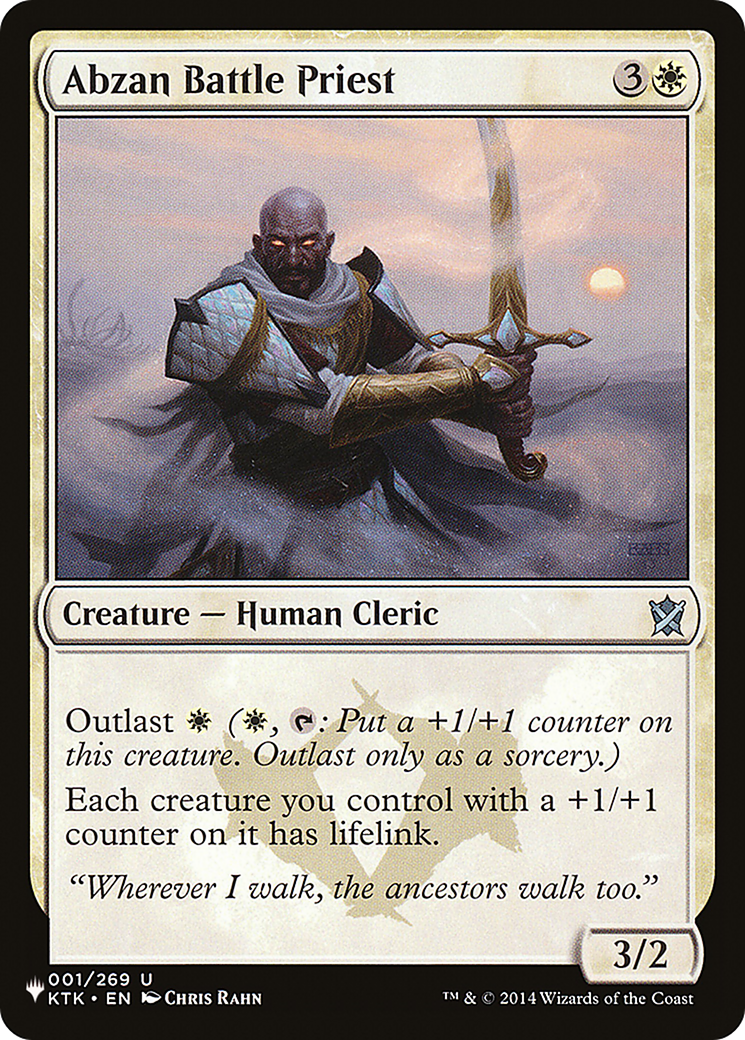 Abzan Battle Priest [The List Reprints] | D20 Games