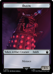 Dalek // Beast Double-Sided Token [Doctor Who Tokens] | D20 Games