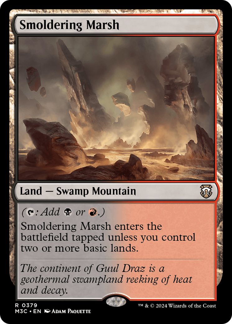 Smoldering Marsh [Modern Horizons 3 Commander] | D20 Games