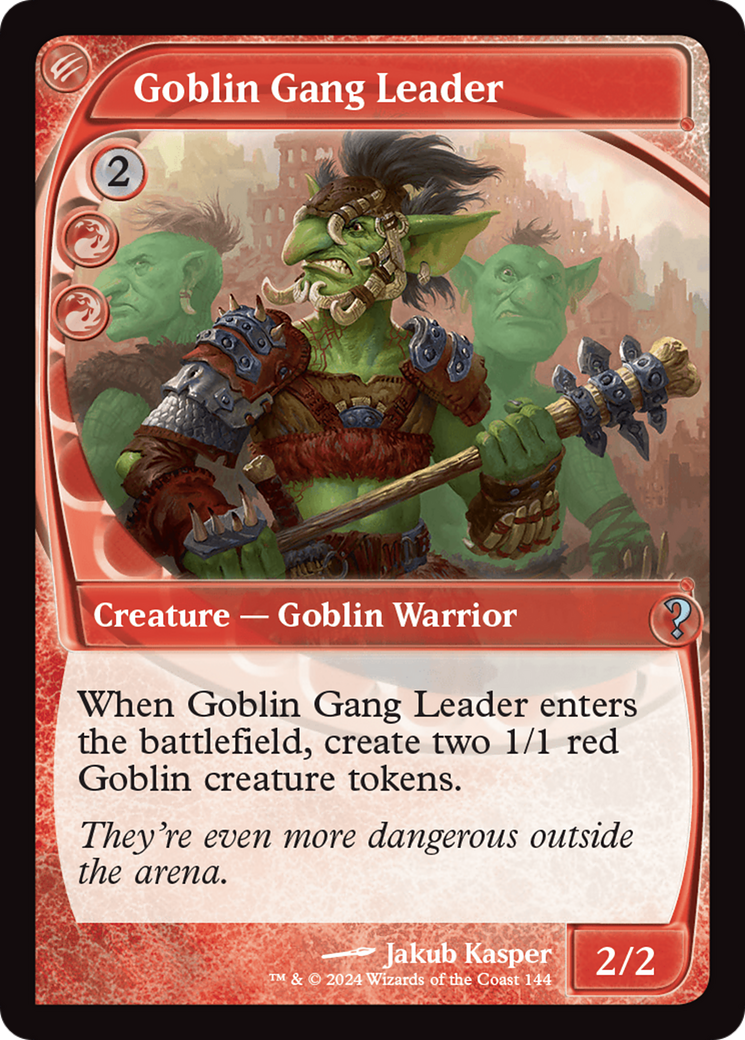 Goblin Gang Leader (Future Sight) [Mystery Booster 2] | D20 Games