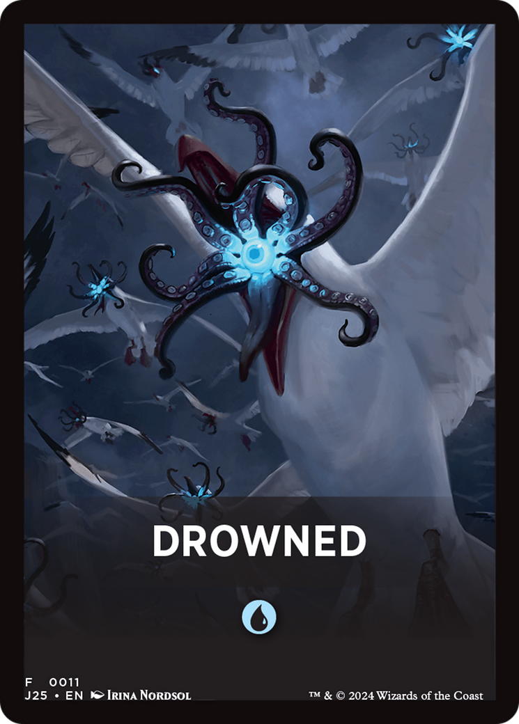 Drowned Theme Card [Foundations Jumpstart Front Cards] | D20 Games