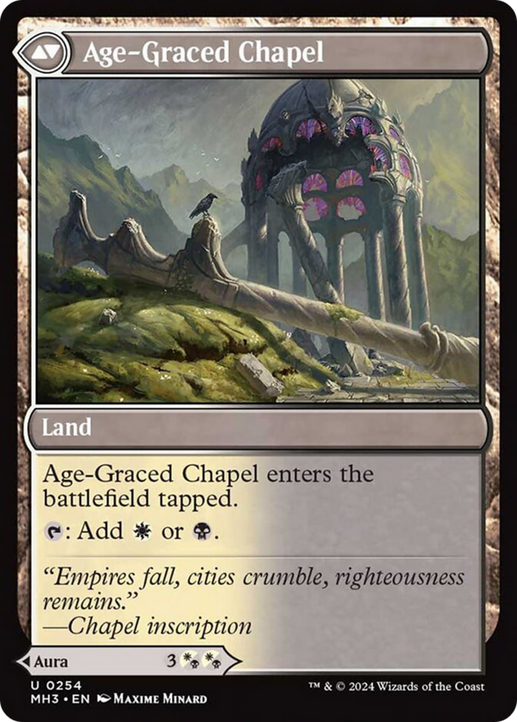 Glasswing Grace // Age-Graced Chapel [Modern Horizons 3] | D20 Games