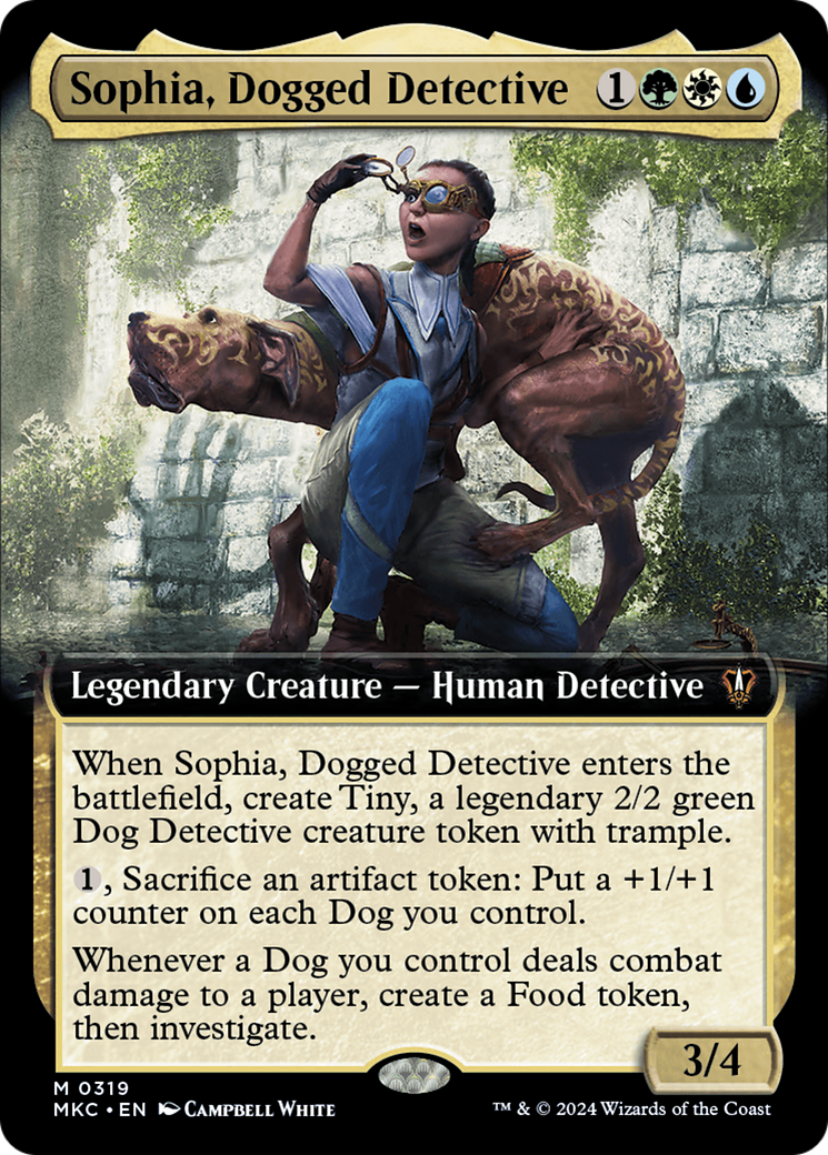 Sophia, Dogged Detective (Extended Art) [Murders at Karlov Manor Commander] | D20 Games