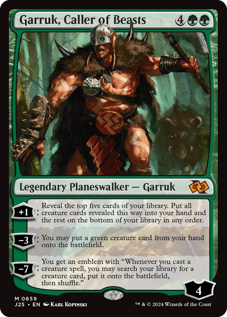 Garruk, Caller of Beasts [Foundations Jumpstart] | D20 Games