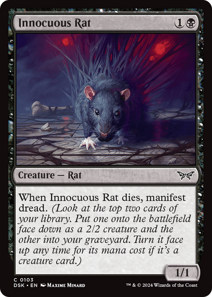 Innocuous Rat [Duskmourn: House of Horror] | D20 Games