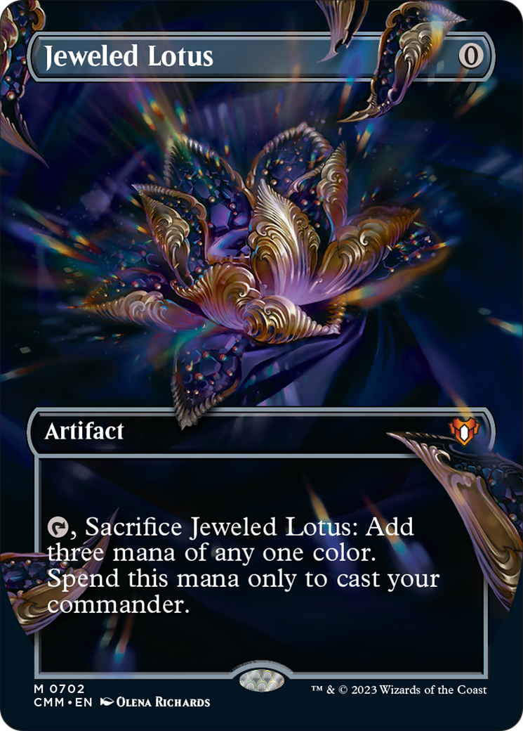 Jeweled Lotus (Borderless Frame Break) [Commander Masters] | D20 Games