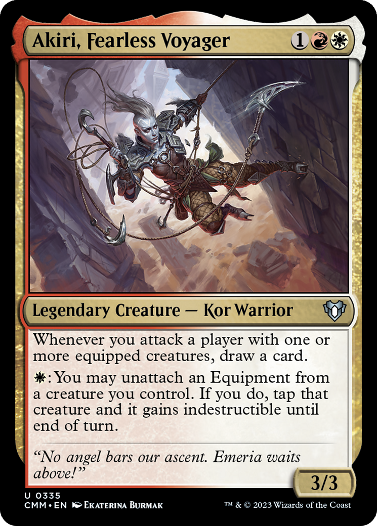 Akiri, Fearless Voyager [Commander Masters] | D20 Games