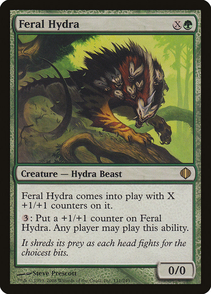 Feral Hydra (Oversized) [Oversize Cards] | D20 Games