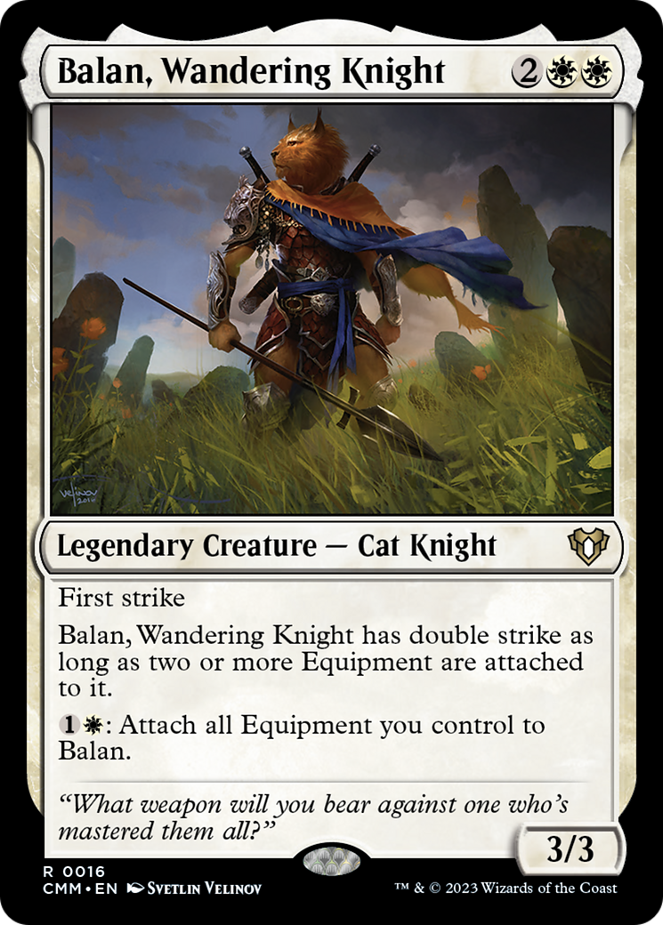 Balan, Wandering Knight [Commander Masters] | D20 Games