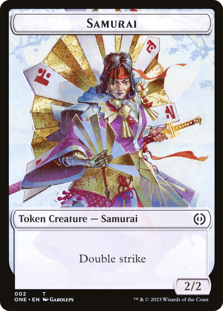 Samurai Token [Phyrexia: All Will Be One Tokens] | D20 Games