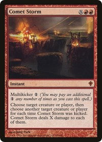 Comet Storm (Oversized) [Oversize Cards] | D20 Games