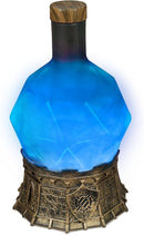 ENHANCE Gaming Sorcerer's Mana Potion Light with Swirling Mystical Brew - Potion Bottle Mood Light Prop for Tabletop Game Immersion, Playroom, Desk Decor - Soft Glowing Whirling Goblet (Blue Elixir)