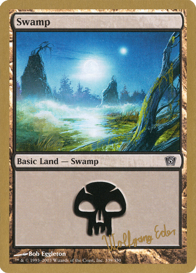 Swamp (we339) (Wolfgang Eder) [World Championship Decks 2003] | D20 Games