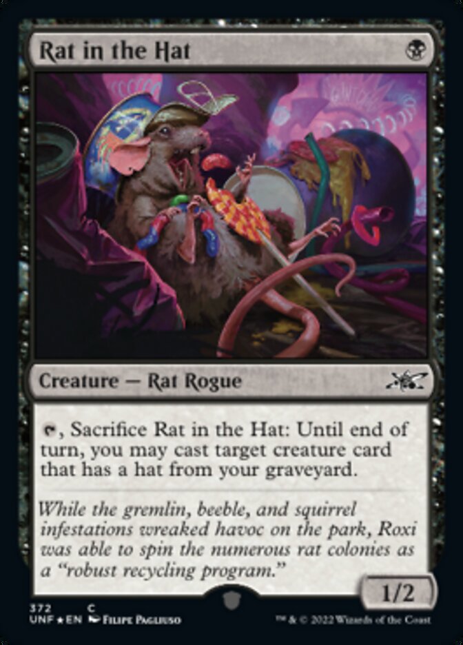 Rat in the Hat (Galaxy Foil) [Unfinity] | D20 Games