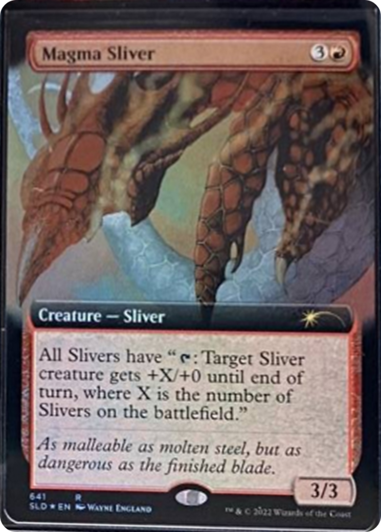 Magma Sliver (Extended Art) [Secret Lair Drop Series] | D20 Games