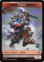 Dog // Goblin Double-Sided Token [Tarkir: Dragonstorm Commander Tokens] | D20 Games