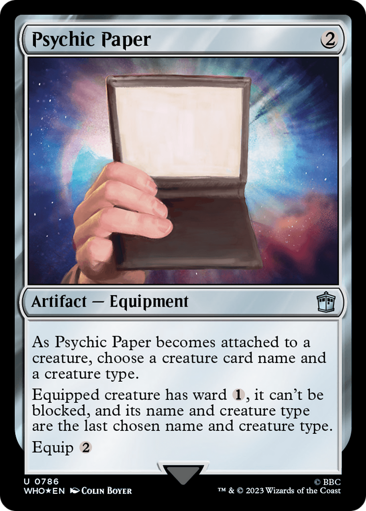 Psychic Paper (Surge Foil) [Doctor Who] | D20 Games