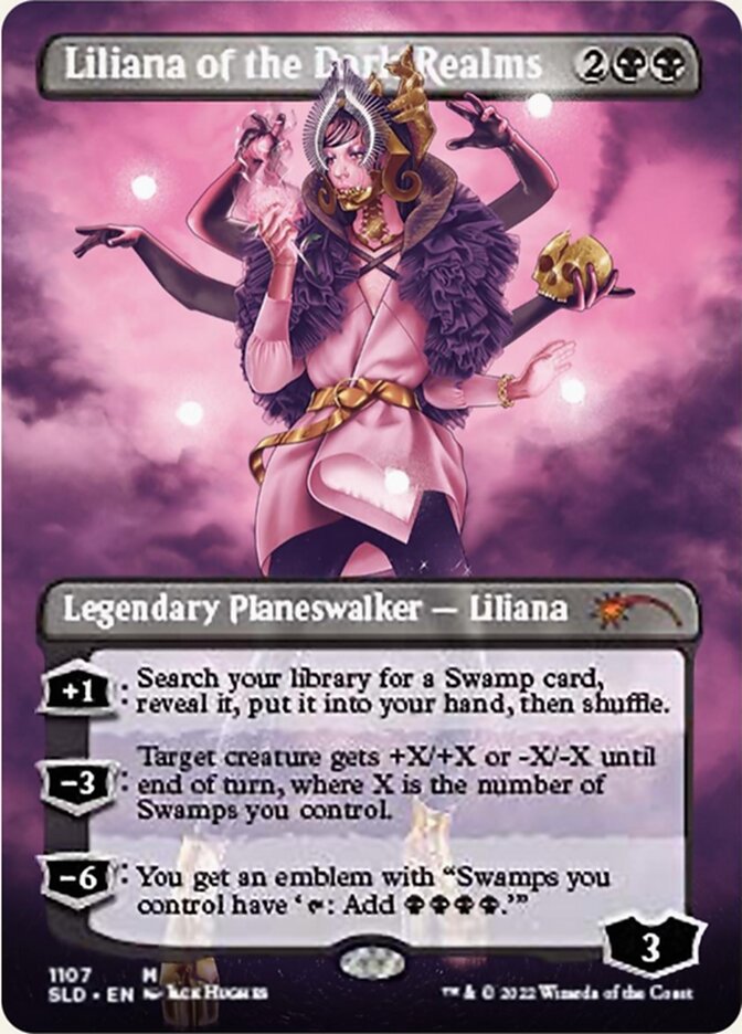 Liliana of the Dark Realms (Borderless) [Secret Lair Drop Series] | D20 Games