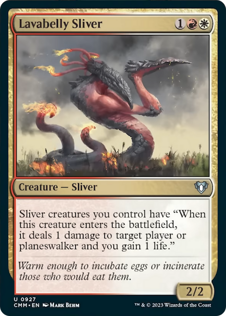 Lavabelly Sliver [Commander Masters] | D20 Games