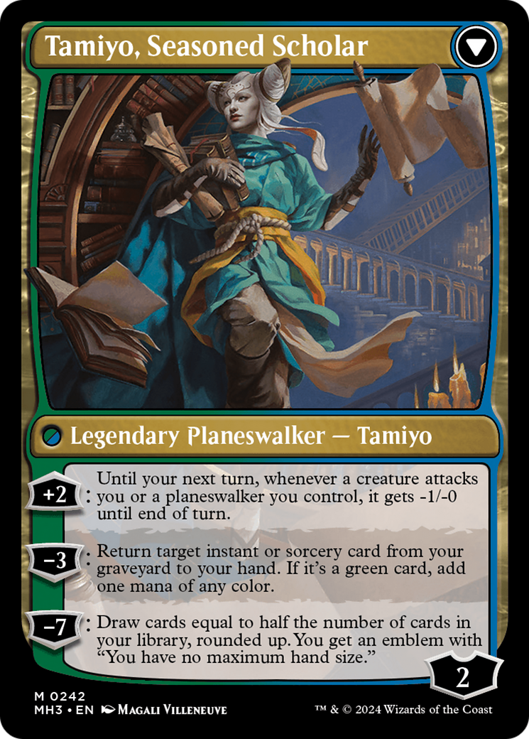 Tamiyo, Inquisitive Student // Tamiyo, Seasoned Scholar [Modern Horizons 3] | D20 Games