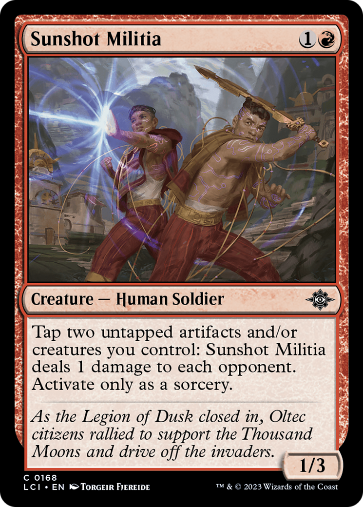 Sunshot Militia [The Lost Caverns of Ixalan] | D20 Games