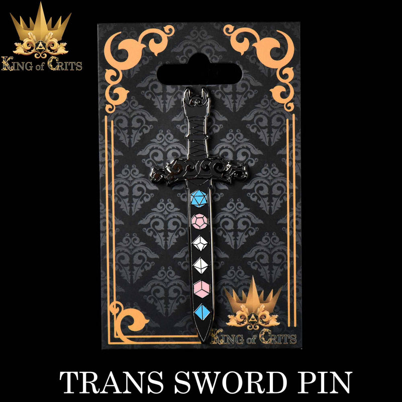 Trans Sword (Enamel Pin)