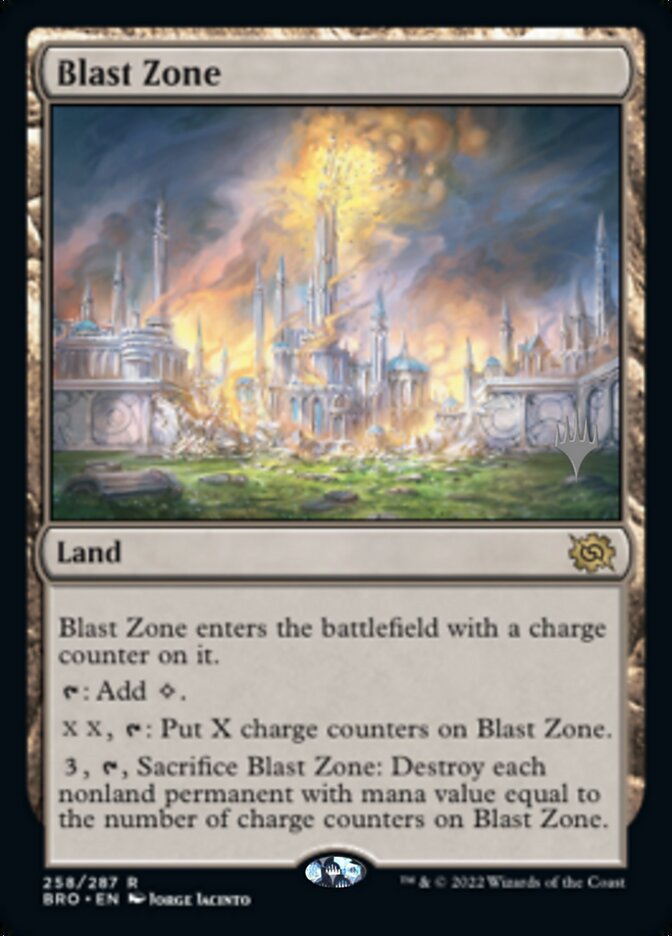 Blast Zone (Promo Pack) [The Brothers' War Promos] | D20 Games