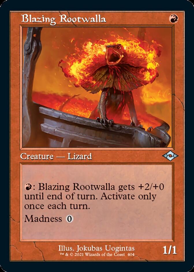 Blazing Rootwalla (Retro) [Modern Horizons 2] | D20 Games