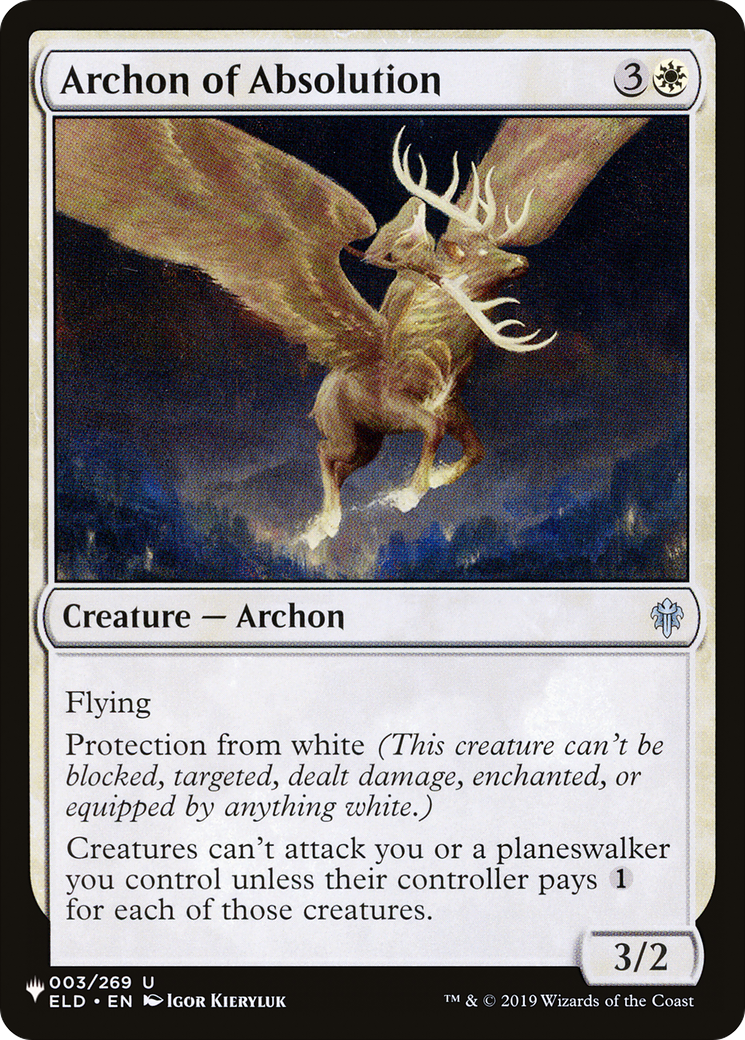 Archon of Absolution [The List] | D20 Games