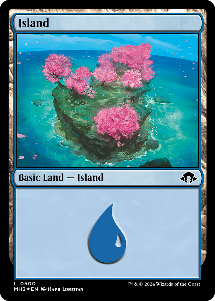 Island (0500) (Ripple Foil) [Modern Horizons 3] | D20 Games