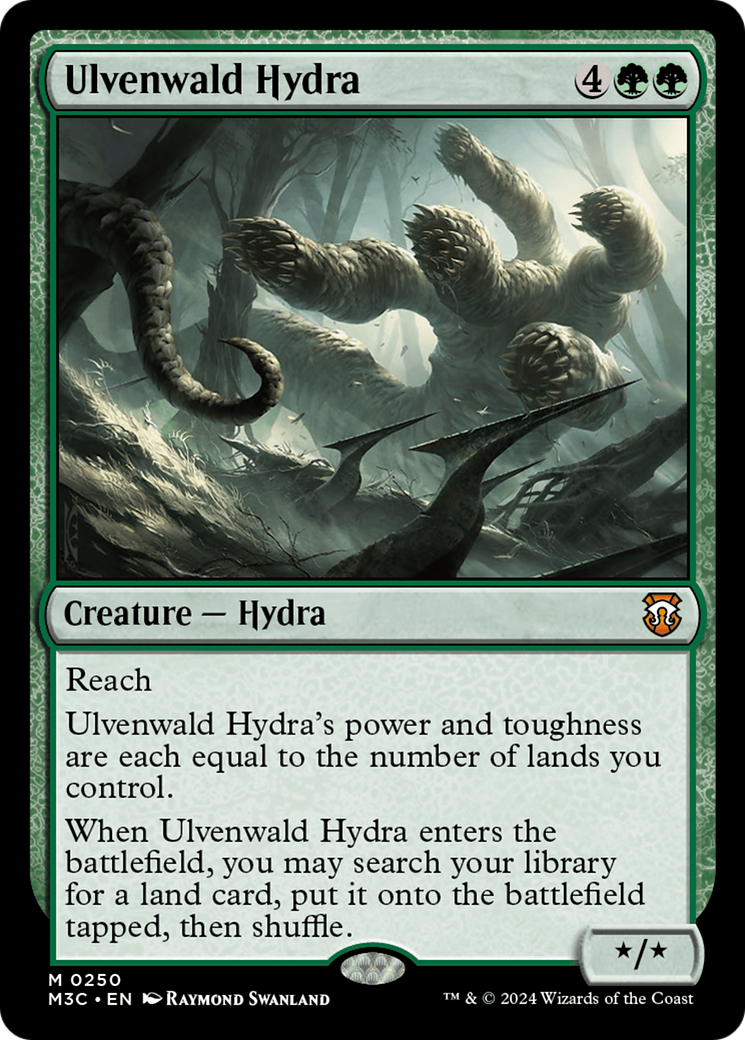 Ulvenwald Hydra (Ripple Foil) [Modern Horizons 3 Commander] | D20 Games