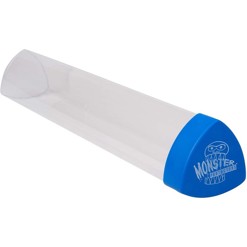 Monster Playmat Tube Clear (Blue Lid)