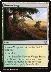 Krosan Verge [Phyrexia: All Will Be One Commander] | D20 Games