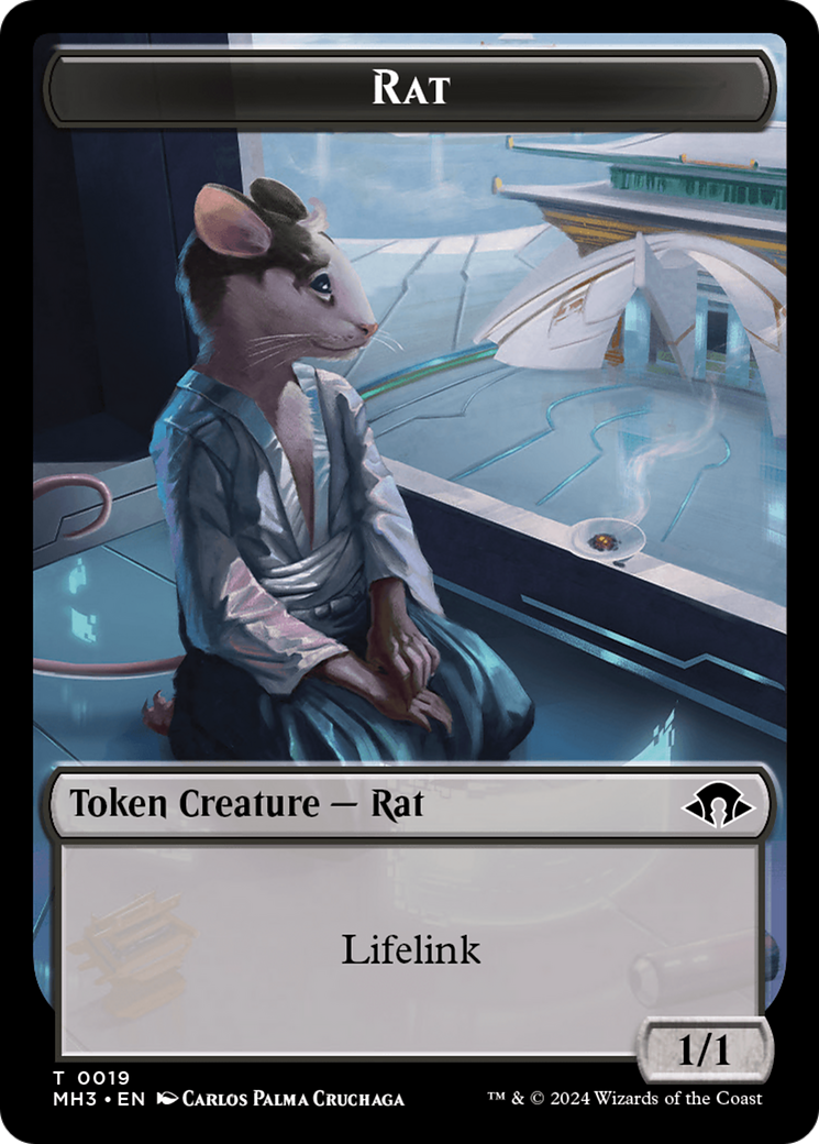 Rat Token [Modern Horizons 3 Tokens] | D20 Games