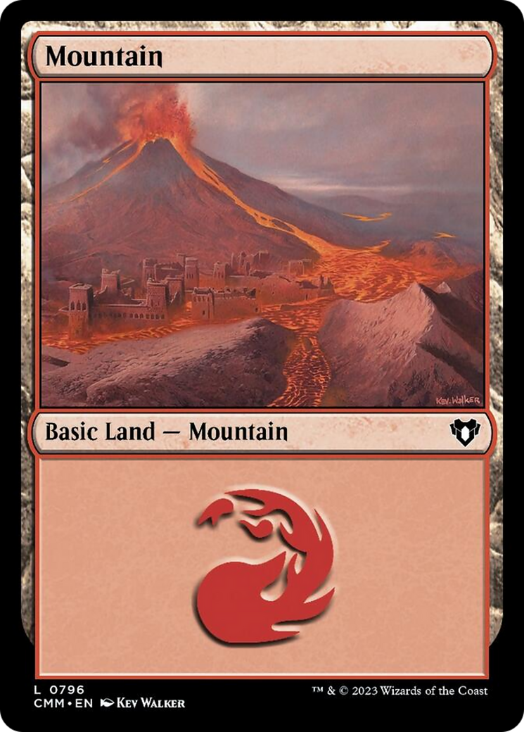 Mountain (796) [Commander Masters] | D20 Games