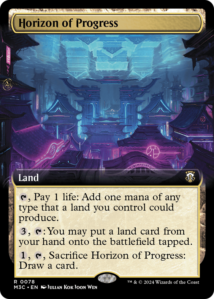 Horizon of Progress (Extended Art) [Modern Horizons 3 Commander] | D20 Games