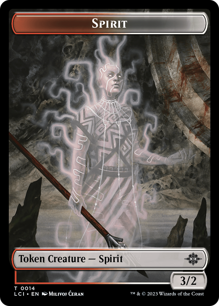 Spirit Token [The Lost Caverns of Ixalan Tokens] | D20 Games